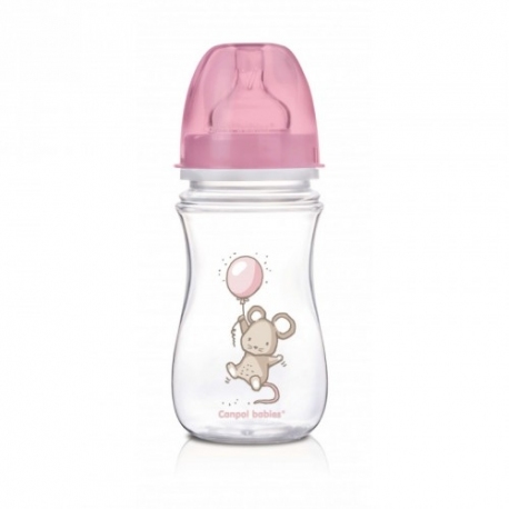 Канпол FOR KIDS Canpol anti-colic feeding bottle `Little cutie` 240ml #4144